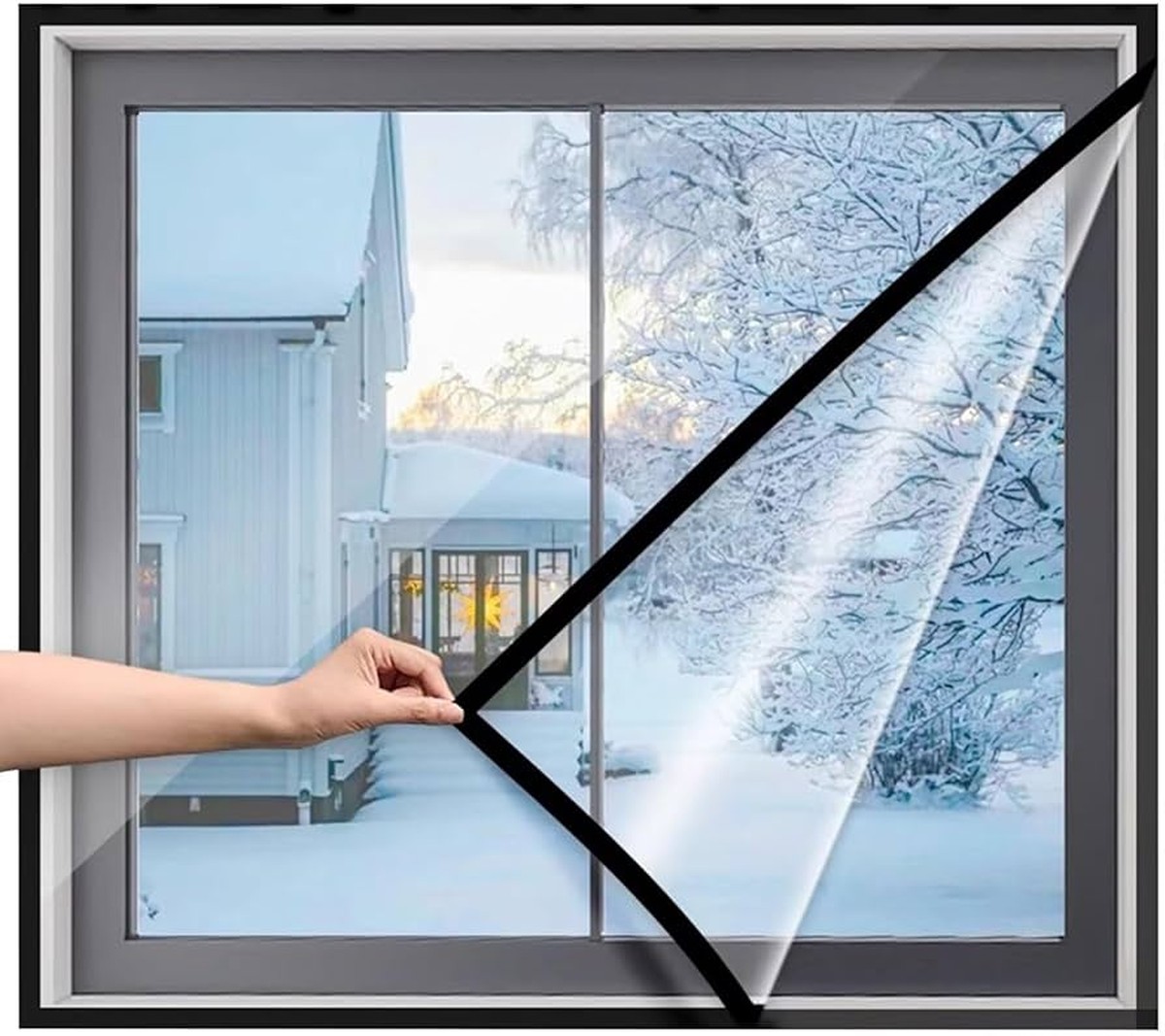 Geklebt diesen Streifen ans Fenster: Wohnung wurde 6 Grad wärmer - image 2