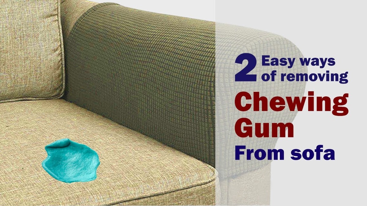 Kaugummi auf dem Sofa? Das sollten Sie sofort in den Gefrierschrank stellen