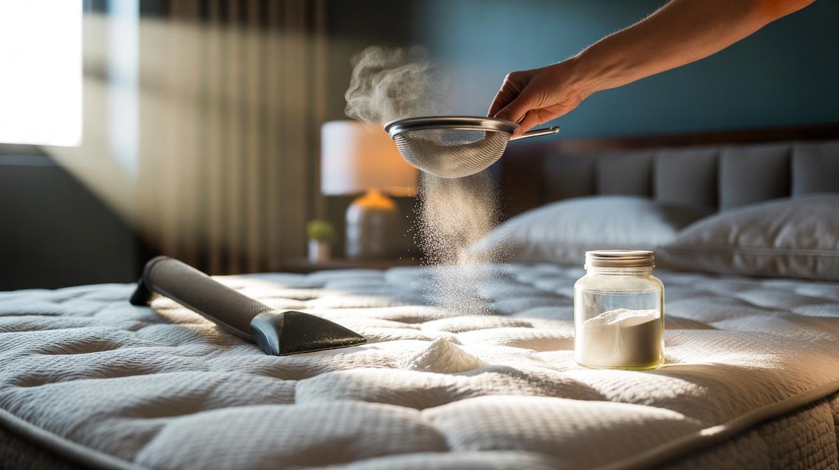 Backpulver auf der Matratze: Das 10-Minuten-Ritual gegen Gerüche - image 2