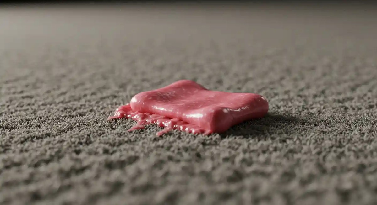 Kaugummi auf dem Teppich? Das einzige Mittel, das funktioniert