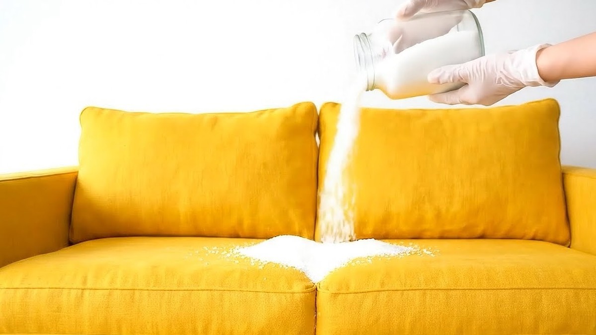 Salzwasser statt Reiniger – wie du dein Sofa wieder wie neu machst