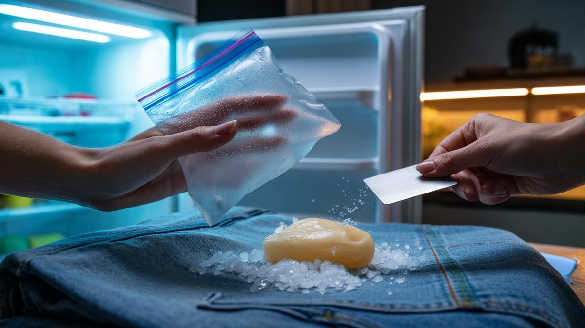 Kaugummi auf dem Teppich? Gefrierbeutel und 30 Sekunden erledigen es - image 2